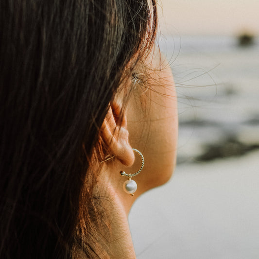 Blithe Freshwater Pearls Hoops